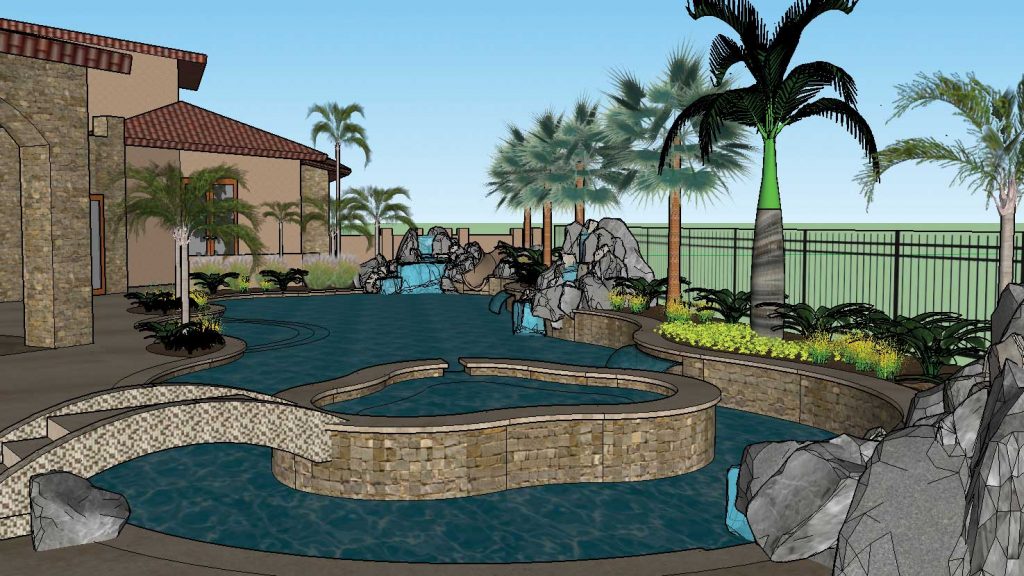 Pacific Sun Pool and Spa pool design concept.