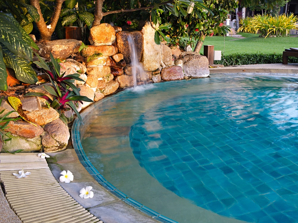 Adding a Custom Landscape around the Pool Can Improve Property Value