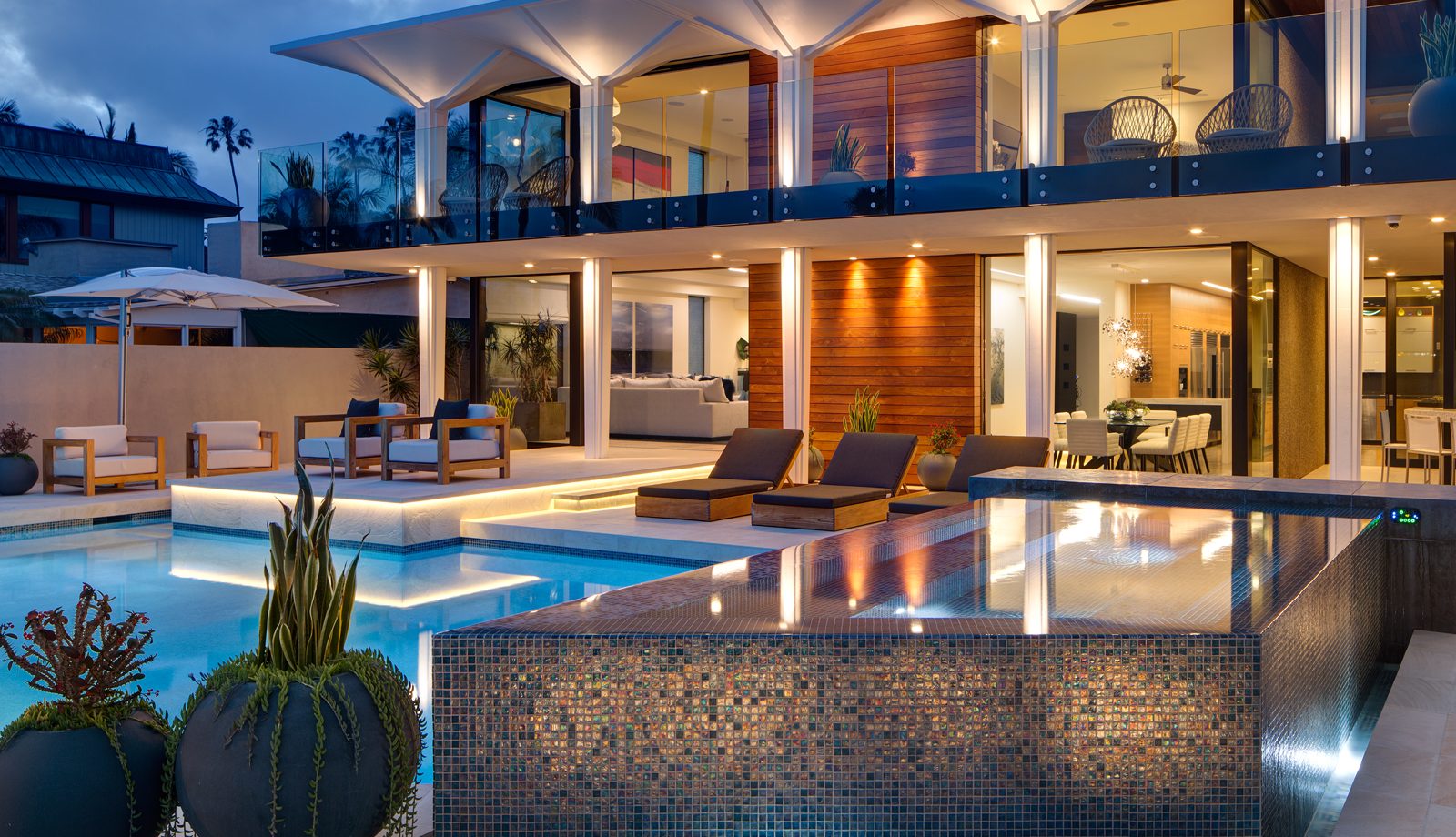Pool contractor creates luxury pool designs.